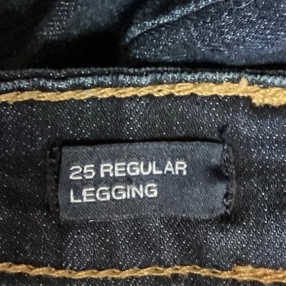 GAP Denim Women's Blue Low Rise Flat Front Stretchable Ankle Legging Jeans 25 - Picture 5 of 6